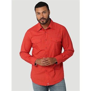 WRANGLER SHIRT 20X COMPETITION MEN RED MEDIUM