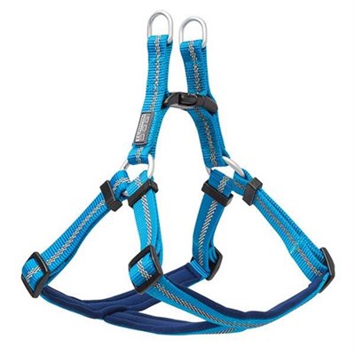 TERRAIN DOG HARNESS REFLECTIVE BLUE / BLUE LARGE