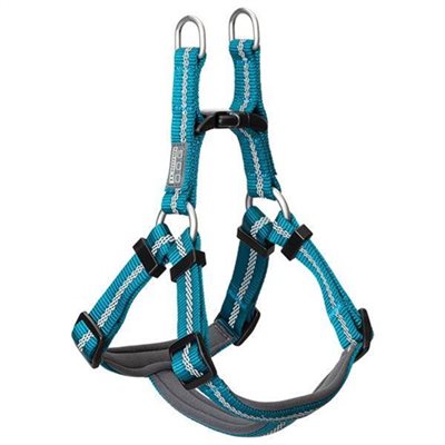 TERRAIN DOG HARNESS REFLECTIVE BLUEBAY / GREY SMALL