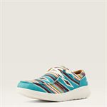 ARIAT MOCCASSINS WOMEN HILO WITH LACE TURQUOISE SERAPE 6