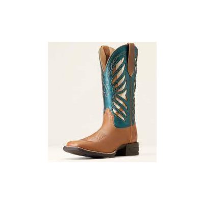 BOTTE WESTERN ARIAT FEMME BTTRD RUM / MTTLC SEA GR. 5.5