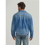 WRANGLER JEANS JACKET MEN SHERPA LINED BLUE SMALL