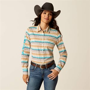 ARIAT TEAM SHIRT WOMEN KIRBY FALLON SERAPE PRINT 