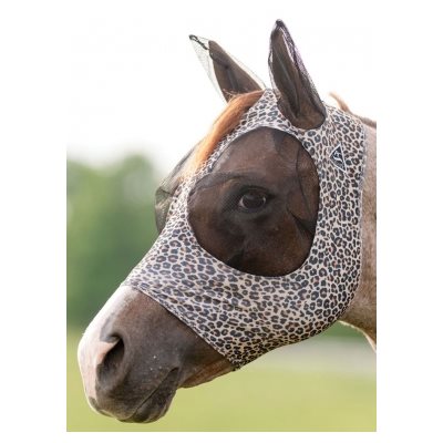 MASQUE A MOUCHE PROF.CHOICE LYCRA CHEETAH GR.PONEY