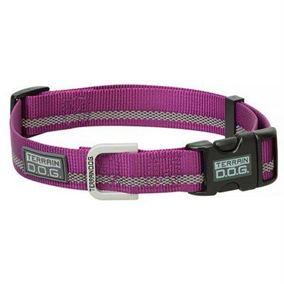 COLLIER POUR CHIEN SNAP-N-GO TERRAIN DOG MAUVE LARGE