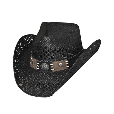 CHAPEAU DE COWBOY BULLHIDE PURE COUNTRY NOIR SMALL