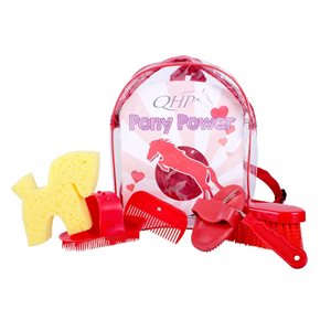 PONY POWER GROOMING BACKPACK KIDS 6 PCS 