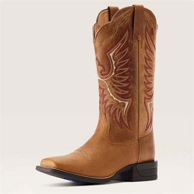 WESTERN BOOTS ARIAT ROCKDALE ALMOND BUFF SIZE11B