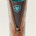 WESTERN BOOTS ARIAT WOMENS ROUND UP BACK ZIP 6B