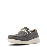 MOCCASSINS ARIAT FEMME HILO AVEC LACET WASHED BLACK