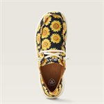 ARIAT MOCCASSINS WOMEN HILO WITH LACE SUNFLOWER 8