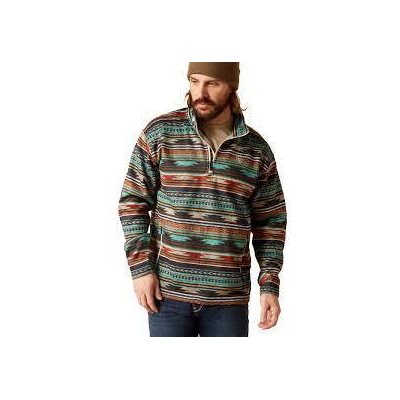 SWEATER ARIAT HOMME 1 / 4 ZIP BISCAY BAY SERAPE SMALL