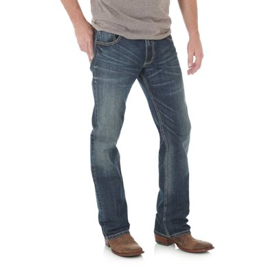 JEANS WRANGLER MEN RETRO SLIM BOOT 34X36